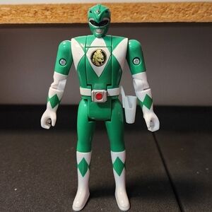 VTG 1993 Mighty Morphins Power Rangers Green Ranger Flip head action figure